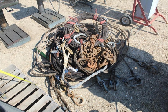 PALLET OF WIRE RIGGING