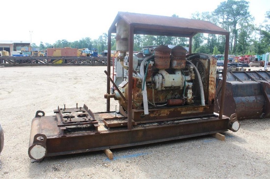 671 DETROIT WITH CLUTCH, SKID MOUNTED