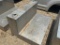 101 GALLON DIAMOND PLATED L SHAPED FUEL TANK