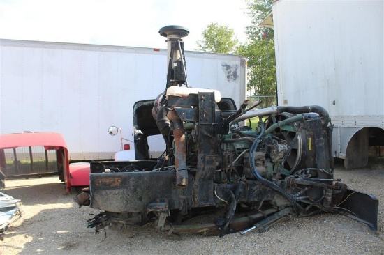 FRONT FRAME OF TRACTOR TRUCK WITH VOLVO ENGINE