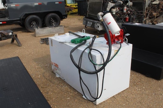 100 GALLON FUEL TANK WITH ELECTRIC PUMP