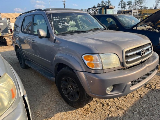 2002 TOYOTA LIMITED SEQUOIA | PARTS/REPAIRS | NO KEYS