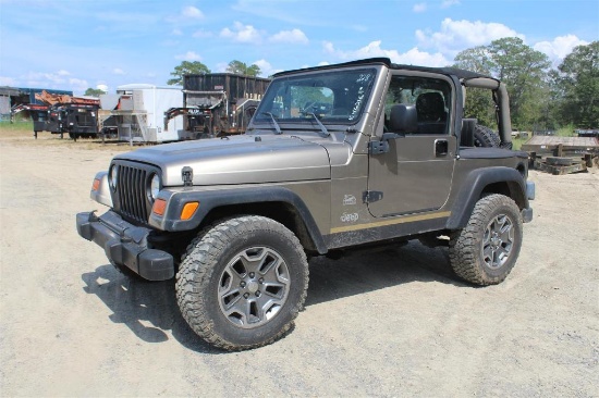 2003 JEEP WRANGLER SAHARA EDITION