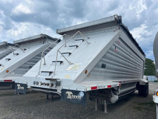 2013 TRAVIS 38FT BELLY DUMP TRAILER