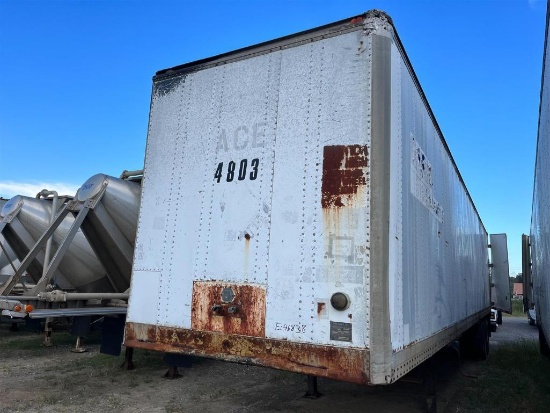 1984 THEURER 48FT VAN TRAILER