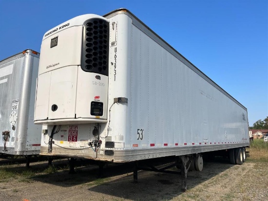 2008 GREAT DANE 53FT THERMOKING REFRIGERATED VAN TRAILER