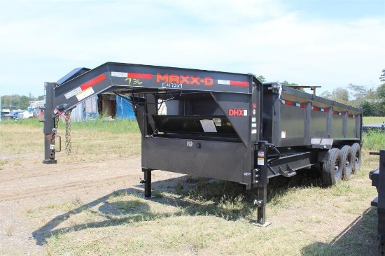 2023 MAXEY MAXX-D 18FT GOOSENECK DUMP TRAILER