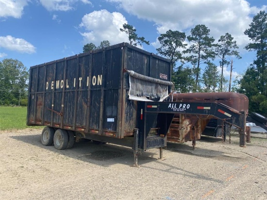 ALL PRO 26FT DEMOLITION TRAILER