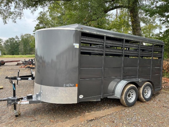 2022 DELTA 16FT LIVESTOCK TRAILER