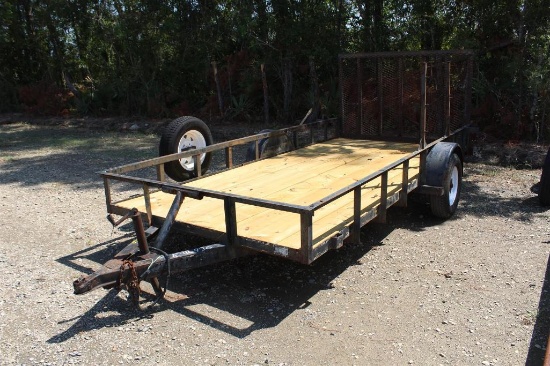 6X14 UTILITY TRAILER WITH REAR GATE | NO TITLE