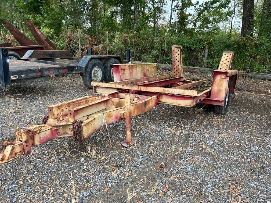 14FT EQUIPMENT TRAILER WITH RAMP | NO TITLE