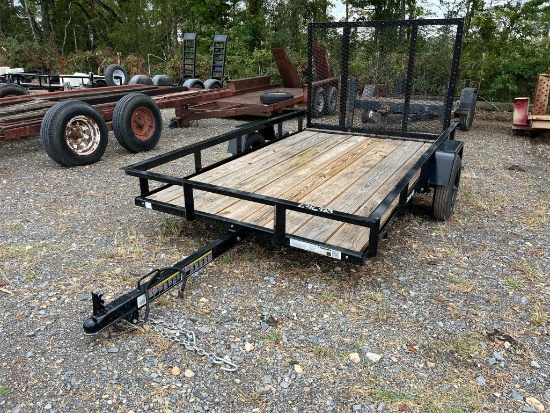 CARRYON 5X8 TAG TRAILER WITH REAR GATE TITLE DELAY