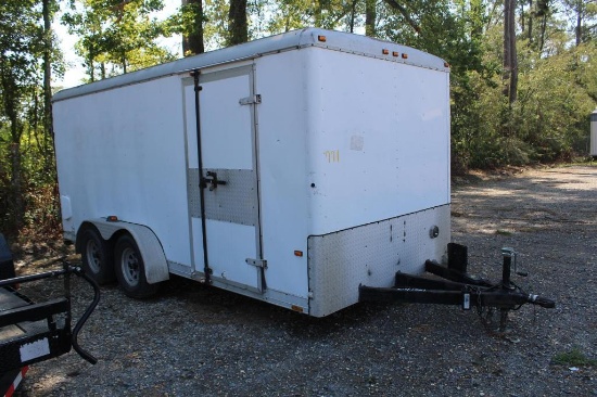 2000 WEC 16FT ENCLOSED TRAILER