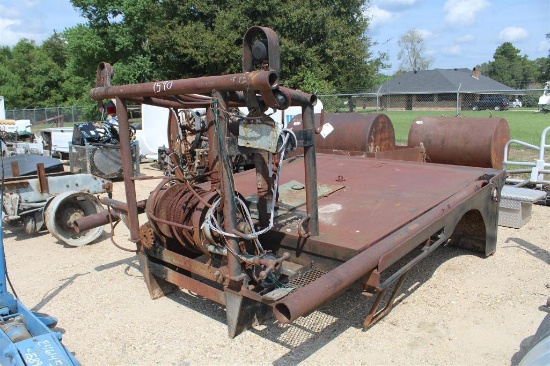 FLATBED WITH WINCH 8FT X 12FT