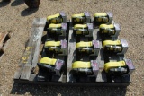 LOT OF (12) 27FT X 2IN HUSKY HEAVY DUTY RATCHET STRAPS