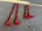 LOT OF (2) 24 INCH AND (2) 36 INCH SPRING STEEL WRECKING BARS