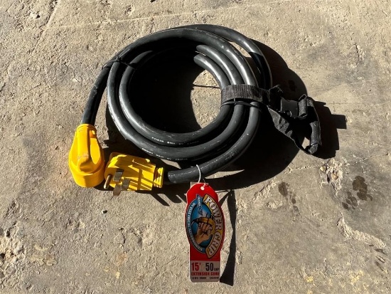 CAMCO RV 15 FT 50AMP CAMPER EXTENSION CORD