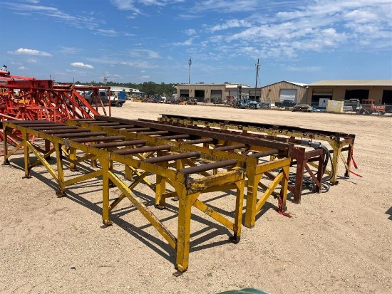 METAL FRAME ROLLER TABLE