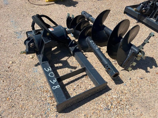 WOLVERINE SKID STEER AUGER DRIVE AND BIT ATTACHMENT