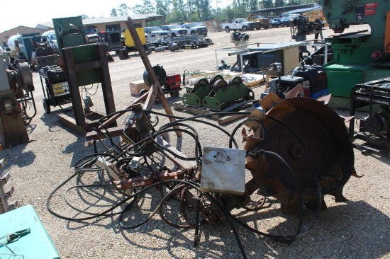 HYDRAULIC REMOTE WITH WHEEL FOR CRAWFISH BOAT