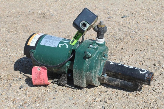 ZOELLER CAST IRON CONVERTIBLE JET PUMP, ELECTRIC