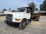 1994 FORD F800 FLATBED DUMP
