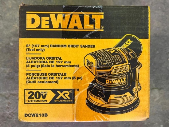 DEWALT 5 INCH ORBIT SANDER 20V