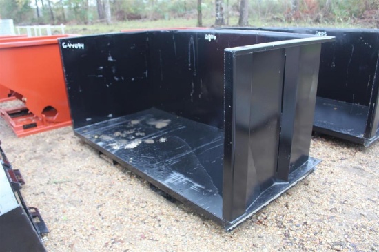 4 CYCLINDER DEBRIS BIN FORKLIFT ATTACHMENT