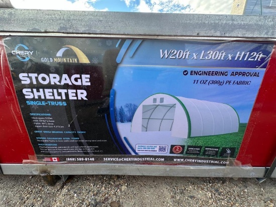 GOLD MOUNTAIN 20FT X 30FT X 12FT STORAGE SHELTER