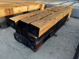 LOT OF (9) BRIDGE TIMBERS