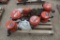 PALLET OF CHAIN HOISTS
