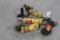 LOT OF THREE DEWALT 4 1/2 INCH ANGLE GRINDERS