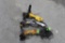 LOT OF THREE DEWALT 4 1/2 INCH ANGLE GRINDERS