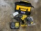 DEWALT DRILL, CHARGER, AND BATTERY