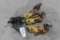 LOT OF THREE DEWALT 4 1/2 INCH ANGLE GRINDERS