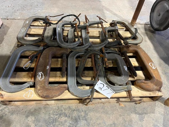 LOT OF C CLAMPS