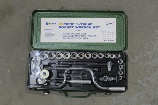 26 PIECE .5 IN DRIVE SOCKET WRENCH SET