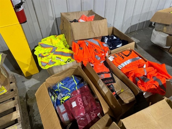 ASSORTED LOT OF SAFETY VEST