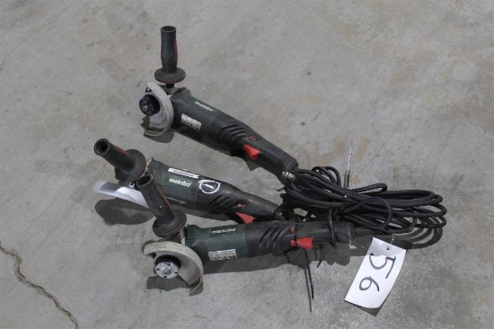 LOT OF THREE MATABO ANGLE GRINDERS