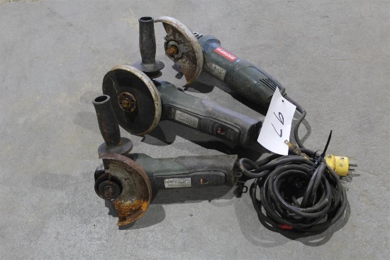 LOT OF THREE 6 INCH MATABO ANGLE GRINDERS