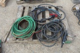 PALLET OF HOSES, CABLES, AND WIRE ROPE SLINGS