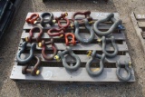 PALLET OF LARGE SHACKLES
