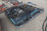 PALLET OF WIRE ROPE SLINGS AND SHACKLES