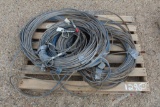 PALLET OF WIRE ROPE SLINGS