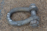 LOT OF ONE LARGE SHACKLE