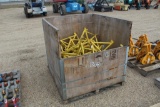 CRATE OF THREE POINT SPREADER BARS