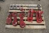 PALLET OF RIGGING AND SNATCH BLOCKS