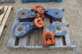 PALLET OF LARGE SNATCH BLOCKS