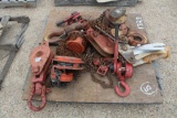 PALLET OF CHAIN HOISTS