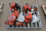 PALLET OF CHAIN HOISTS